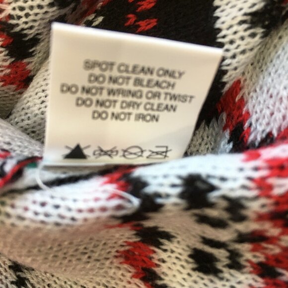 NWT EYESHADOW XMas HAPPY Y'ALLDAYS Sequin Country Cowboy Christmas Knit Overalls - Picture 4 of 15